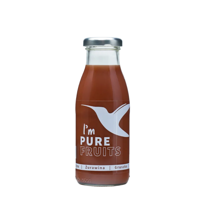 Sok PURE FRUITS z jeżyną, gruszka i żurawiną 15x250ml