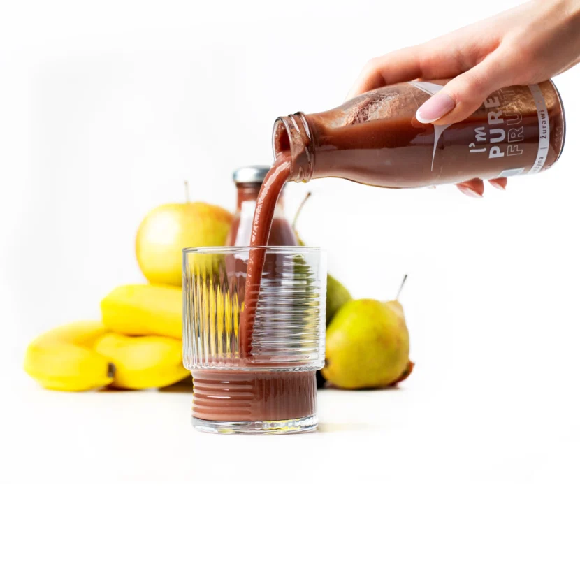 Sok PURE FRUITS z jeżyną, gruszka i żurawiną 15x250ml - obrazek 3